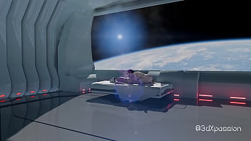 Nexus 3 vr orbit echo hot sexy brunette on the spaceship