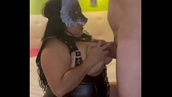 Milf slutty stepmother big tits swallows my cock deliciously