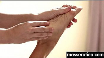 Massage therapist giving her patient some unknowing love 24