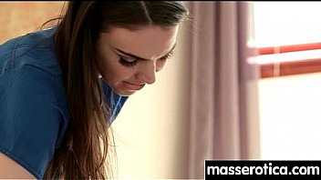 Massage therapist giving her patient some unknowing love 24