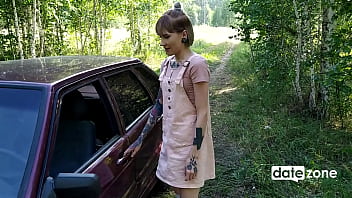 Pov outdoor fucking with young amateur couple