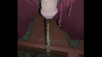 Kaso221 pissing off my porch