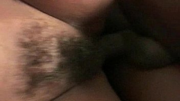Ebony couple in hot scene after massage