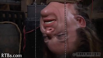 Useless wench is playing her clits