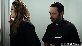 Rebel eliza really wants clergy cock