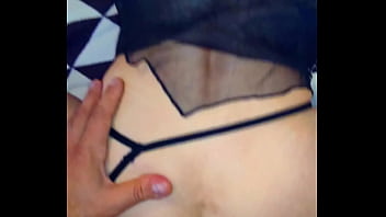 Wife and husband filming rough slow anal