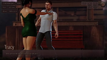 Risky blowjob in public park & office fuck with my slut wife living with temptation