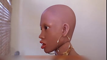 Bald hair doll with