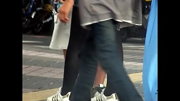 Black pantyhose miniskirt