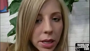 Hot slut teen handjob