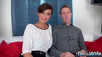 Wife gabrielle gucci shows cuckold how real men fuck