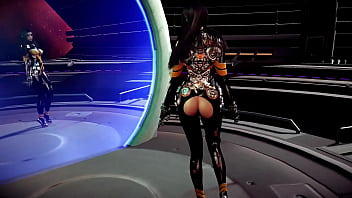 Seductive cutie tachy in revealing latex suit teases you with her toned body