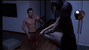 Midnight paradise cap 12 mujer misteriosa me hace una paja con los pies y el delicioso coño de mi hermanastra