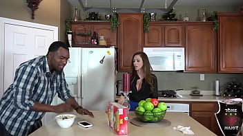 Ariella ferrera joins her bf rome major & maid nadia white for sex