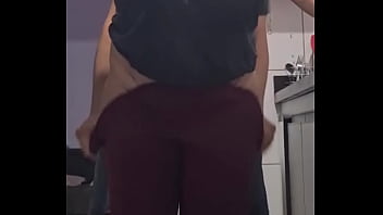 Thick stepmom in the kitchen taboo