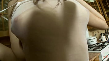 Horny teen pandora e moisturizes her body & rides a huge dildo