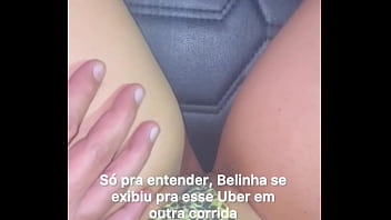 Seduziu o uber durante a live e ainda convenceu a deixar o marido filmar
