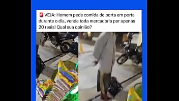 Mendigo Recebe Muito Saco thumbnail