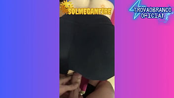 I went to the gym and didn't see that my shorts were ripped and i felt when my trainer pushed me sol megan fire