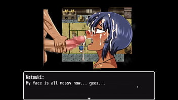 Tanned girl natsuki hentai game ep 30 huge orgasm while having her ass spanked and licked