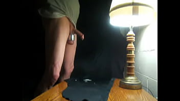 Cumshot on table