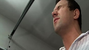 The boss' wife fuck her secret lover in the garage in the end surprise