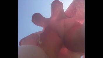 Old woman underdress