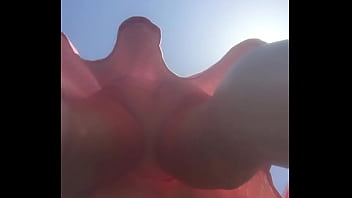 Old woman underdress