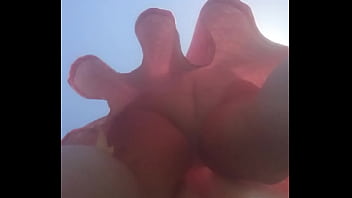 Old woman underdress Old woman underdress