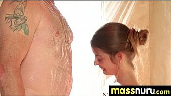 Sexy body gets a happy ending massage 3