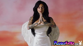 Big titted inked cougar taking off her sexy lingerie and posing nude Big titted inked cougar taking off her sexy lingerie and posing nude