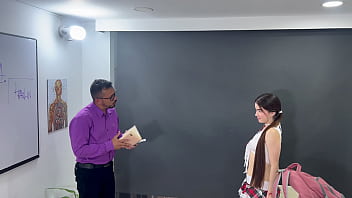 Young latina rides her teacher's cock so he doesn't fail her tommy miller