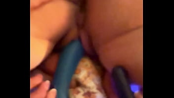 Face down and spread open for throbbing orgasm