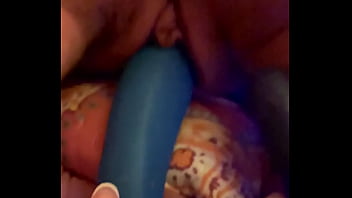 Face down and spread open for throbbing orgasm