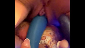 Face down and spread open for throbbing orgasm