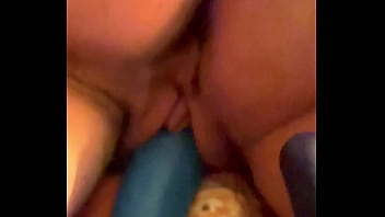 Face down and spread open for throbbing orgasm