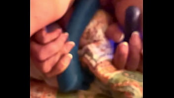 Face down and spread open for throbbing orgasm