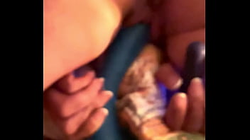 Face down and spread open for throbbing orgasm