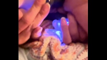 Face down and spread open for throbbing orgasm