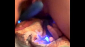 Face down and spread open for throbbing orgasm