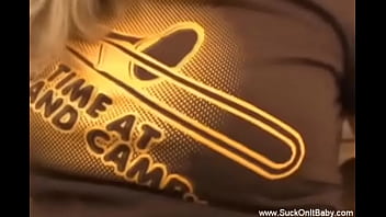 Lovely woman gives the most arousing blow to her partner