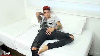 Max Starts Jacking His Hot Columbian Cock The Second His Pants Hit The Floor thumbnail
