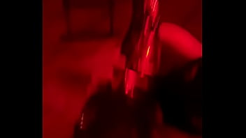 The slave sat with a penis cage for two weeks