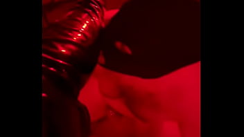 The slave sat with a penis cage for two weeks