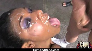 Big booty ebony gangbanged by white dudes 26