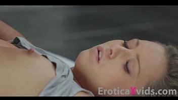 Sweet young babe makes a romantic sex