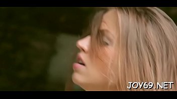 Legal age teenager rubs pussy and groans