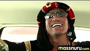 Nuru massage ends with a hot shower fuck 3