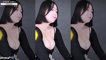 Beautiful girl with big breasts and big butt is so happy