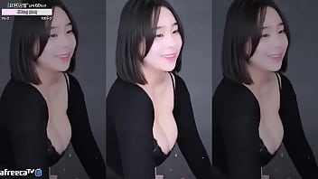 Beautiful girl with big breasts and big butt is so happy